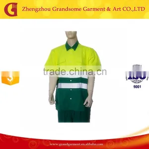 2015 Hot Sale Hi Vis Reflective Short Sleeves Safety T-Shirts thumbnail-1