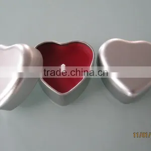 1 Day Memories Tin Candle Heart Shape 5.5x2.5cm Height XM-T009 thumbnail-1