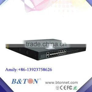 8 Downlink 1000M PON Ports, 8 Uplink GE Combo Ports Gigabit Passive Optical Network Terminal 8 PON Ports EPON OLT thumbnail-2