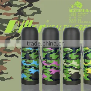 Colorful Bullet Shape Stainless Steel Water Vacuum Flask Thermos Mug 350ML/500ML thumbnail-1