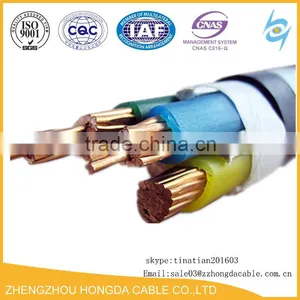 3x16mm2 Copper Core PVC Insulation PVC Cover Underground Electrical Cable thumbnail-1