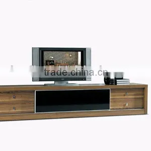 Modern Walnut tv Cabinet thumbnail-1