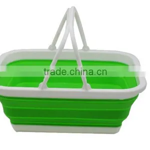 Take Away Silicone Collapsible Folding Picnic Basket thumbnail-3