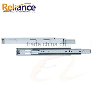 45mm 3 Folding 3 Three Ball Bearing Telescopic Channel Drawer Slide thumbnail-1