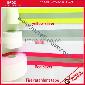 100 Cotton Silver Flame Retardant Reflective Tape thumbnail-1