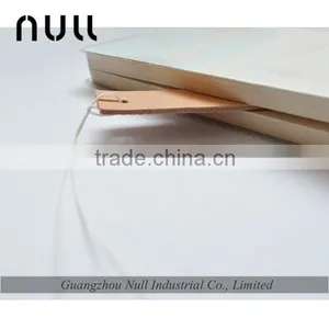 Free Embossed Logo Custom Design Genuine Cowhide Leather Bookmark thumbnail-5