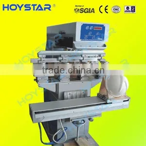 4 Color Safety Helmet Pad Printing Machine thumbnail-1