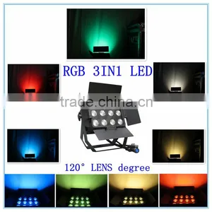 Led Stage Lighting 12 Pcs 15w RGB Tricolor IP65 Wall Wash Lights thumbnail-1