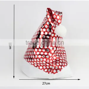 Deluxe Plush Adult Santa Hat Christmas Ornament thumbnail-2