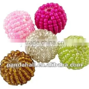 Hand Bracelet Seed Woven Crochet Ball Beads(PG001Y) thumbnail-1