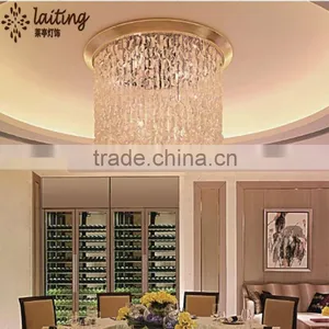 Modern Wedding Hall Decorations Crystal Ceiling Light thumbnail-1