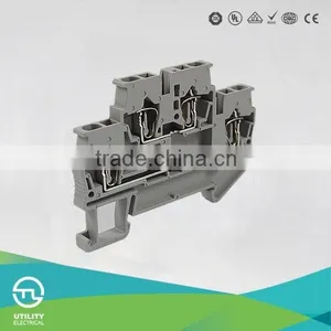 CONDUCTOR NEW HOT TERMINAL BLOCKS JUT3-2.5/2 SPRING TYPE INDUSTRIAL DISTRIBUTION DOUBLE-LAYER thumbnail-3