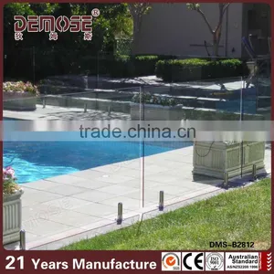 Glass Rails for Decks/tempered Glass Small Fences for Gardens thumbnail-1