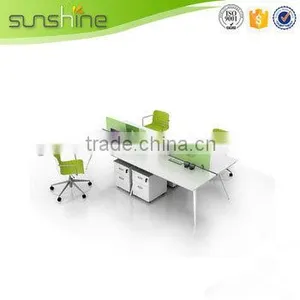 China Wholesale Open Space Office Workstation Office Laminated Partition Wall thumbnail-4