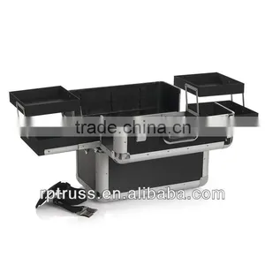 Aluminum Trolley Station Cosmetic Case,lamp Beauty Makeup Trolley Case,trolley Lamp Beauty Case thumbnail-2