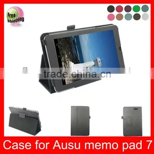 High Quality PU Leather Case for Asus MemoPad ME172 7' Tablet,Black thumbnail-1
