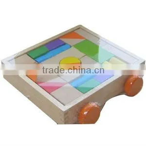 27*26*6cm Top Quality Wooden Block Car With Promotions thumbnail-1