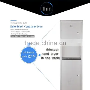 Bathroom Necessity Various Function Combination Stainless Steel Automatic Hand Dryer thumbnail-4