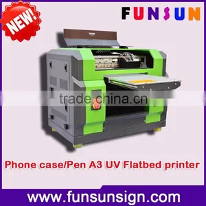 2016 High Quality A3 China Shanghai Digital UV Flatbed Printer for Pvc id Card Printer thumbnail-1