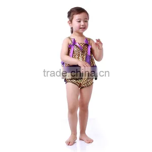 Little Mermaid Costume Outfit Girls Summer Swing Top Set Wholsale Baby Clothes thumbnail-2