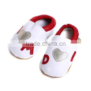 Spring Beautiful White and Red Lovely Print Comfortable Shoes Baby Girl Shoes Beautiful Casual Shoes for Girls thumbnail-1