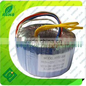 China Manufacturer Toroidal Power Transformer 24v 110v 220v 230v thumbnail-1
