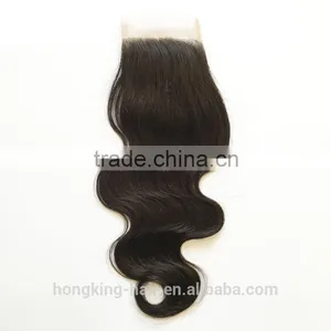 Brazilian Virgin Hair 4x4 Cheap Silk Base Closure,Free/Middle/3 Part Silk Base Closures thumbnail-6
