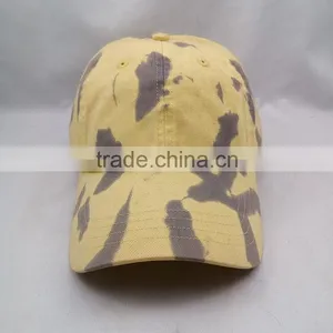 Wholesale Custom Yellow Baseball Caps Unisex Blank Scrawl Baseball Caps thumbnail-2