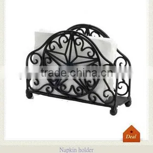 Metal Antique Scroll Star Napkin Holder thumbnail-1