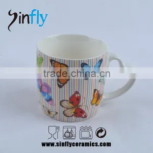 Hot Sale Heart Shaped Handle Ceramic Tea Cup Promotion Cup thumbnail-2