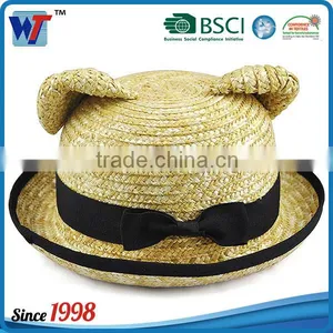 Spanish Headwear Sombrero Beautiful Kids Straw Boater Hat thumbnail-1