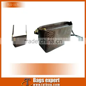 Snake Pattern PU Leather Shoulder Bags thumbnail-1