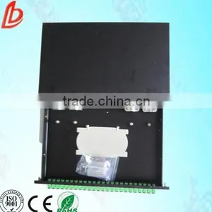 24 Port Cold Rolled Steel Corning Fiber Patch Panel thumbnail-3