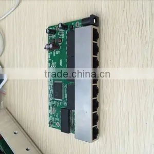 OEM 8 Port Gigabit Vlan Switch Pcb Board Support Fixed Vlan thumbnail-2