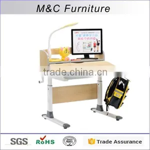Good Quality Home Use Solid Wooden Student Study Desks for Sale thumbnail-1