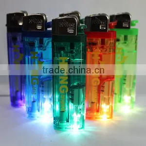 Cheaper Manufacturer Flint Led Refillable Lighter,flint Lighter,led Lighter, Electronic Lighter thumbnail-1