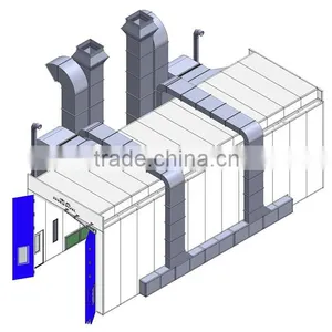 JF Good Price Bus Spray Booth/painting Booth/truck Painting Baking Clean Room for Sale ( CE Certification 2 Years Warranty Time) thumbnail-1