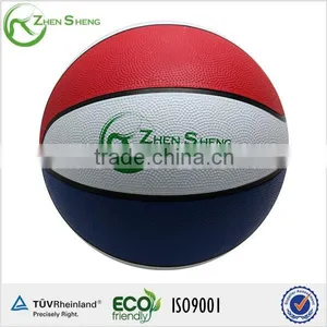 Zhensheng Manufactured Tri-Colored Rubber Basketballs thumbnail-1