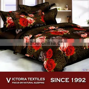 Classic Red Floral Comforter Sheet Set 100 Cotton HOT SALE!!! thumbnail-1