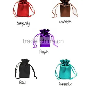 Satin Drawstring Pouch for Promotion thumbnail-5
