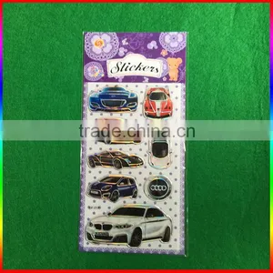 Embossed PVC Stickers Car Design Stickers thumbnail-1