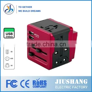 Worldwide Multipurpose Travel Adapter Two USB Port Travel Adapter With WIFI Date thumbnail-3
