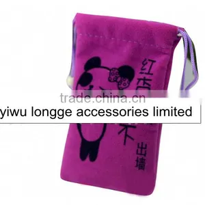 Custom Velvet Drawstring Pouch Bag thumbnail-2