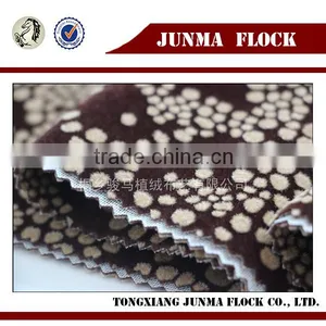 China Textile Cotton Polyester Upholstery Flocking Fabric for Window Curtains thumbnail-4
