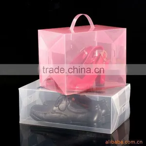 Clear PP Folding Shoe Storage Boxes thumbnail-1