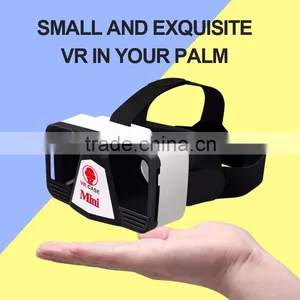 Light Mini 3D VR Glasses Plastic Google Cardboard thumbnail-1