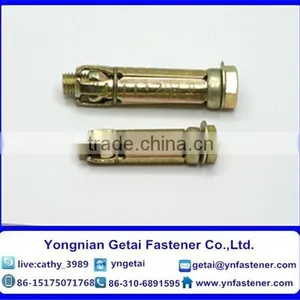 Concrete Bolts Fixing Anchors, Yellow Zinc Plated Wedge Anchors With Good Quality thumbnail-3