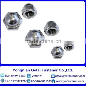 DIN 1587 Hexagon Cap Nuts M3-M24 Galvanized thumbnail-3
