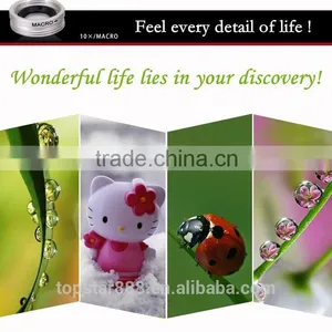 2015 Factory-direct Price Universal Clip 3 in 1 Lens for Mobile Phone Fisheye Lens, Wide Angle Lens, Micro Lens. thumbnail-5