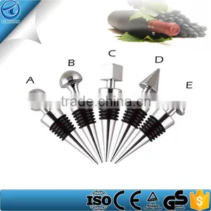 Heavy Duty Zinc Alloy Material Crystal Wine Stopper Wine Bottle Stopper thumbnail-1